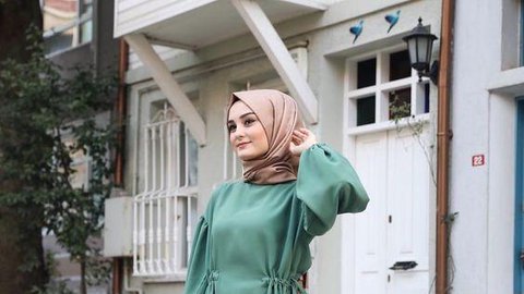 20 Koleski Terbaru Ootd Hijab Baju  Hijau  Tosca  Will You 