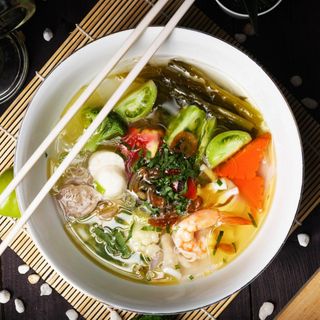 Sup Kimlo Udang Asam Segar untuk Sahur yang Nendang