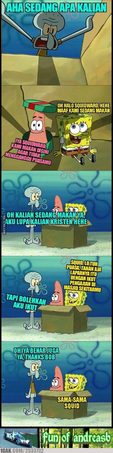 6 Meme Lucu Spongebob Ini Ajarkan Toleransi