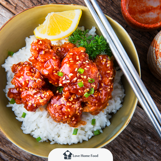 Korean Spicy Chicken Rice Bowl