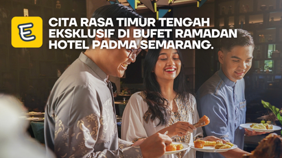 Nikmati Kelezatan Rasa Timur Tengah:
Padma Hotel Semarang Mempersembahkan
Pesta Makan Ramadan yang Mengagumkan